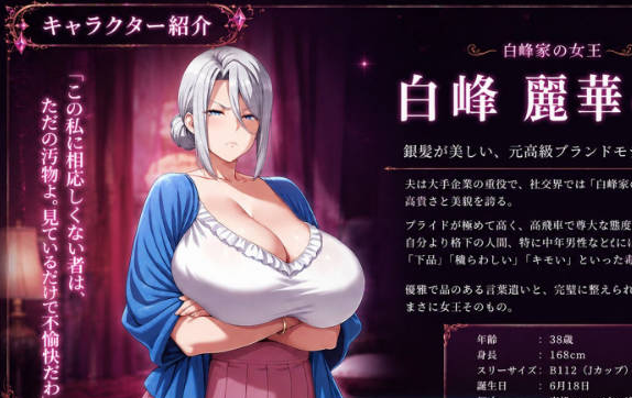 [日系/SLG游戏]掌握弱点后的抚摸调教-傲慢名媛人妻篇 正式版+日系拔作SLG游戏+940M