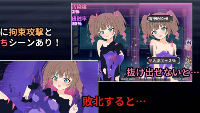 [日系/RPG游戏/汉化]幻装少女娜姬 -赛博色情陷阱地牢潜入录 – 自带全回想+挂载AI汉化版+日系冒险RPG游戏+1.4G